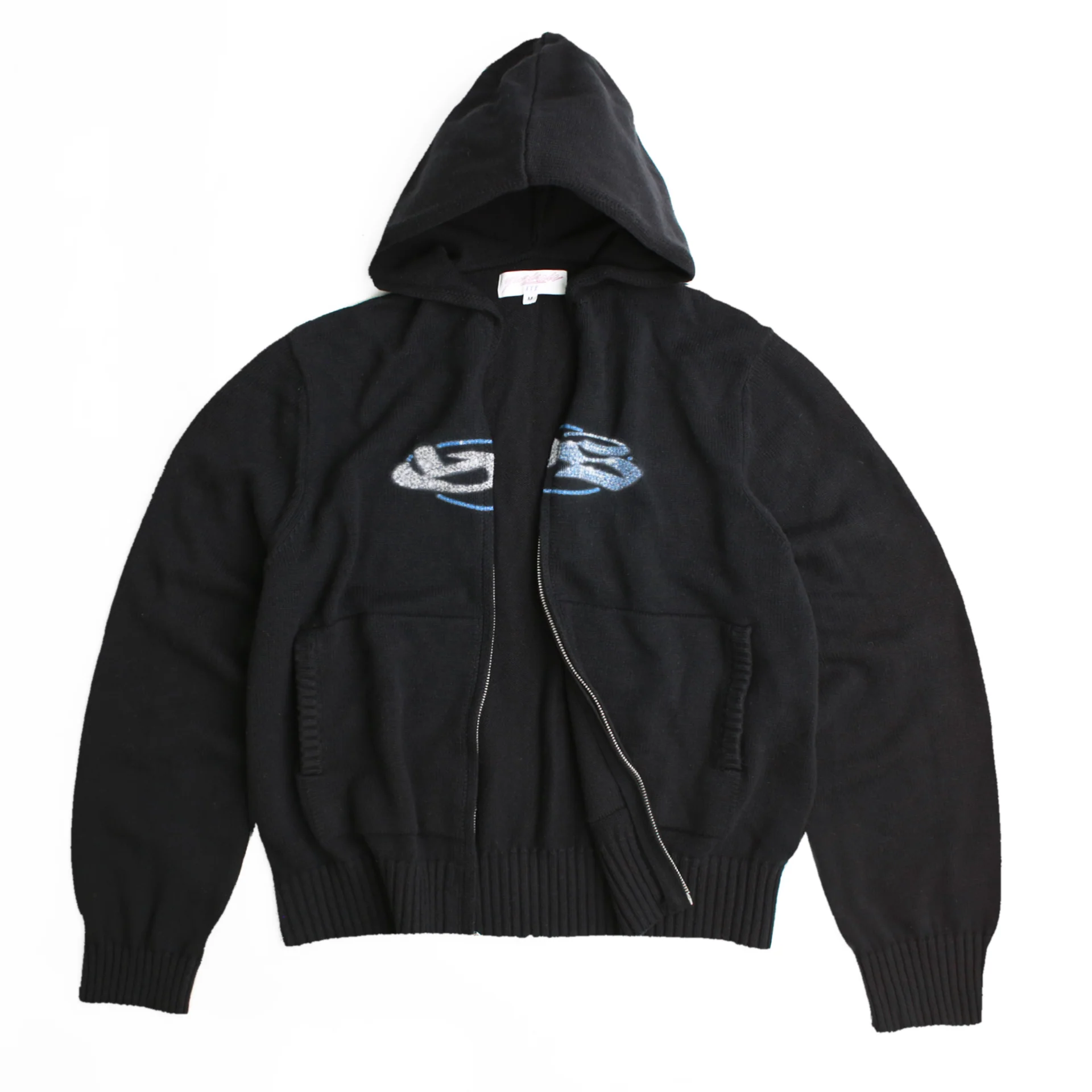 Glitz Knitted Hood (Black) - Image 2