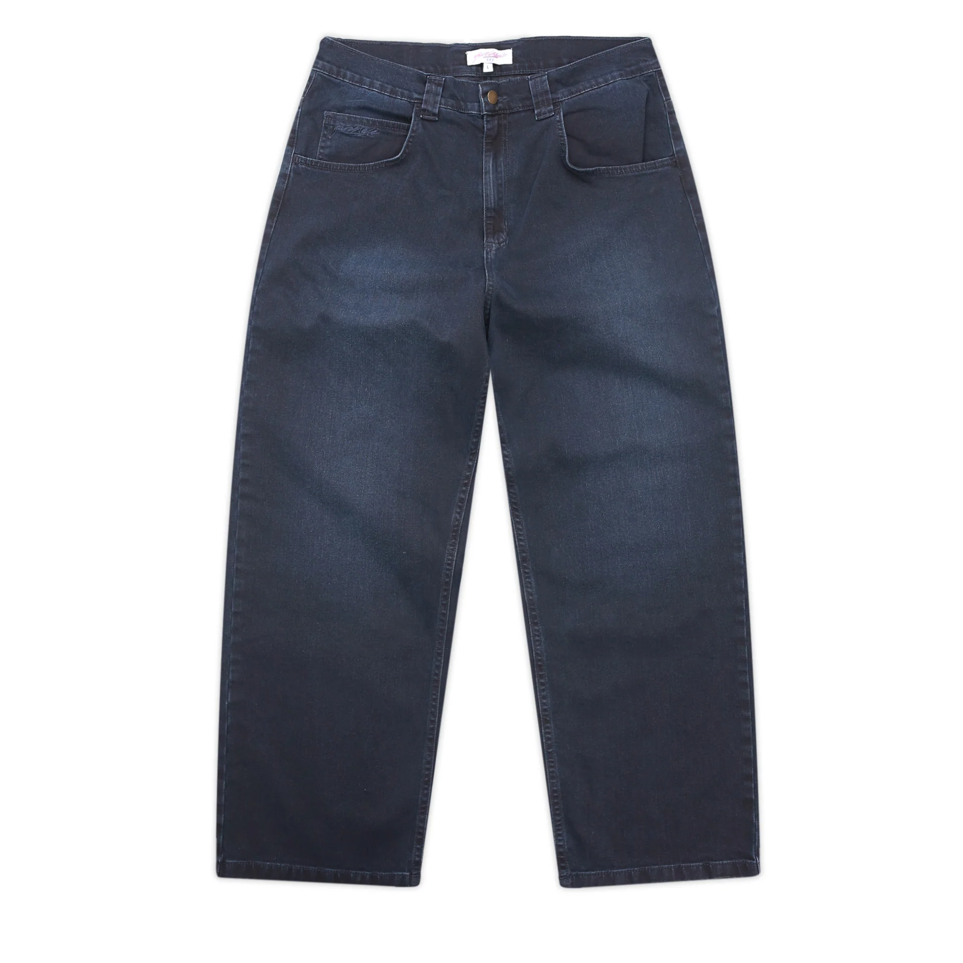 Ivory Slub Jeans (Dark Denim)