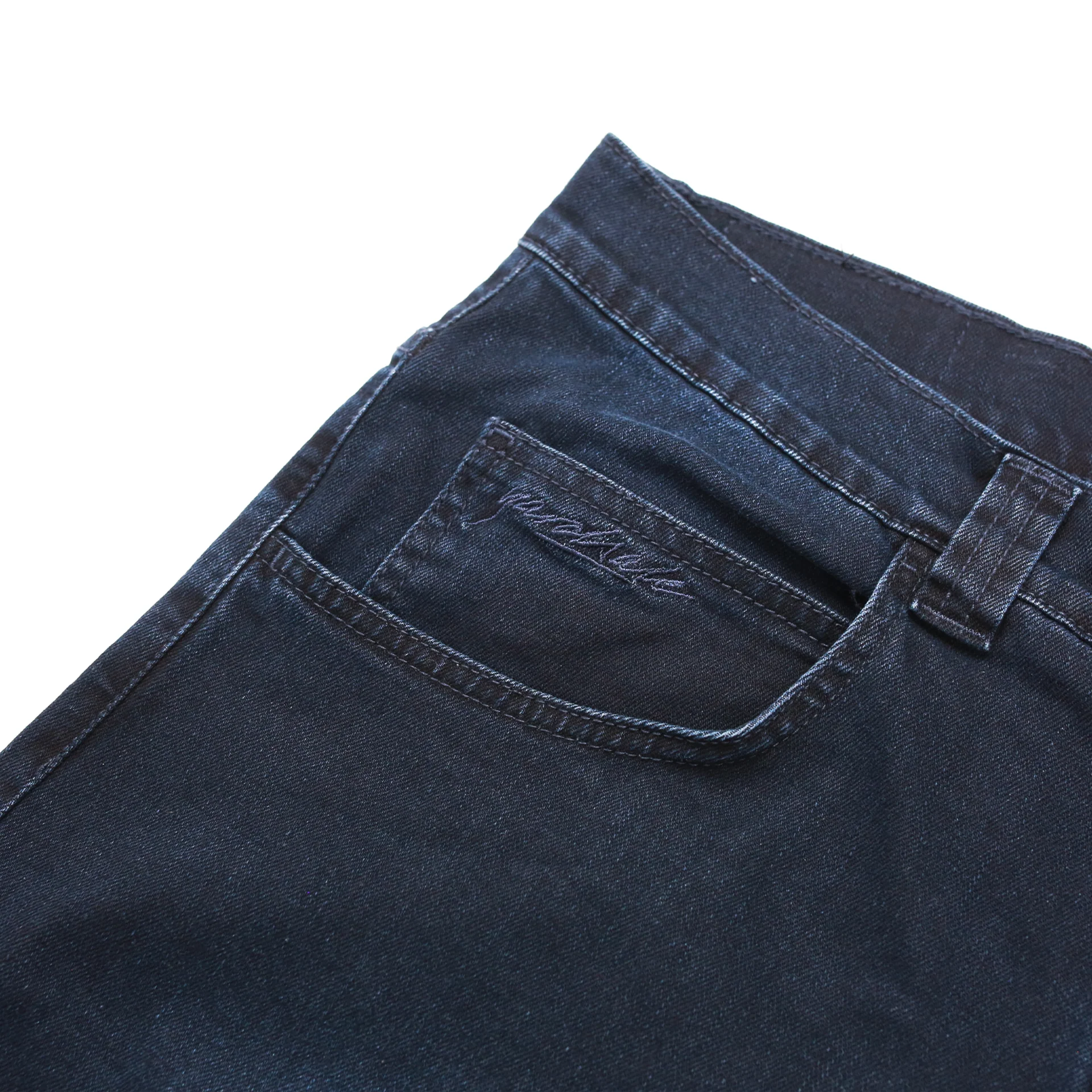 Ivory Slub Jeans (Dark Denim) - Image 5