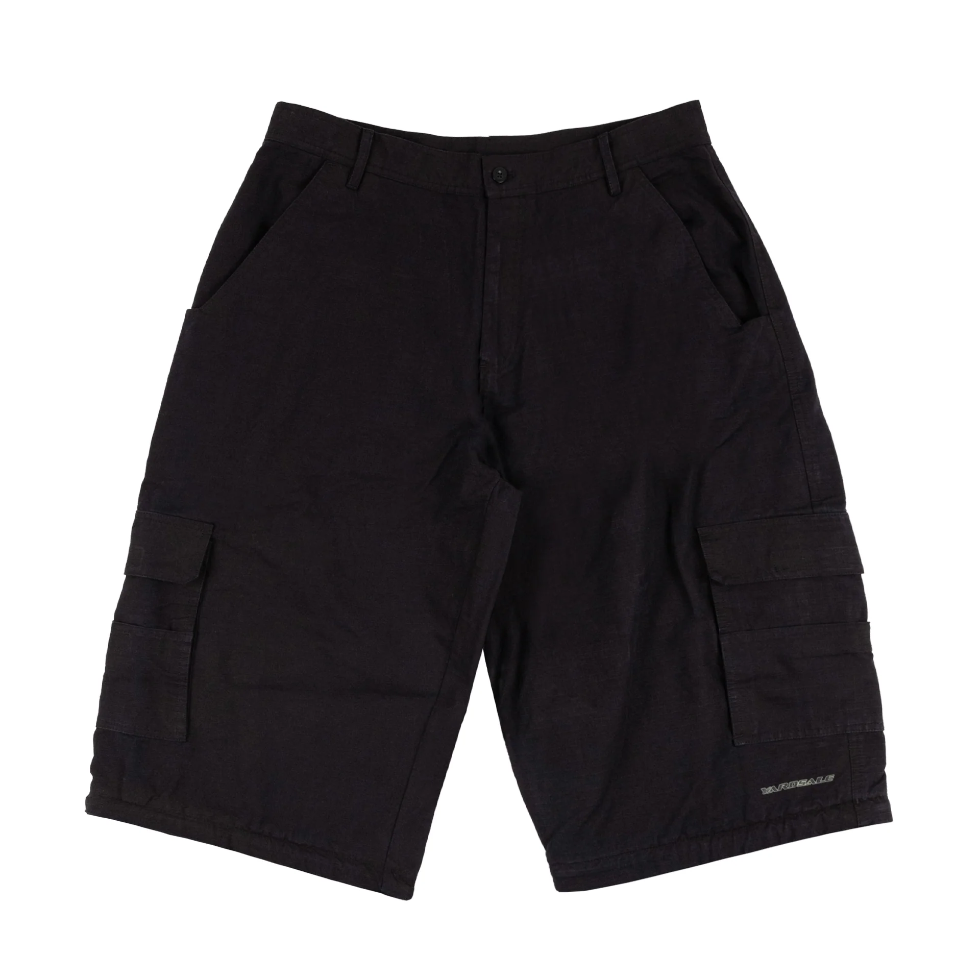 Phantasy Ripstop Cargo Zip-off Shorts (Black) - Image 5
