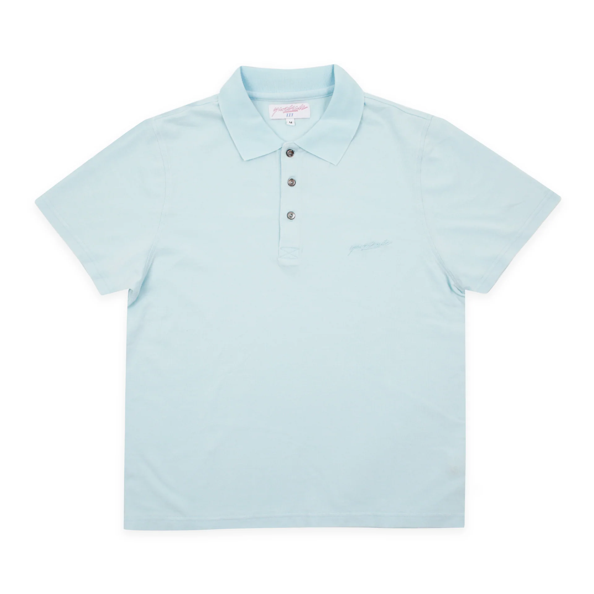 Pique Polo (Blue)