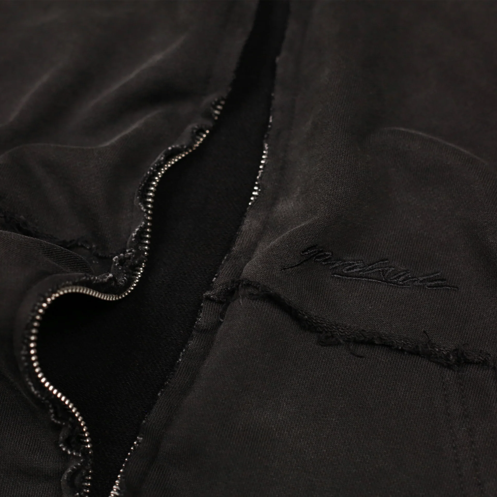 Raw Edge Hood (Black) - Image 2