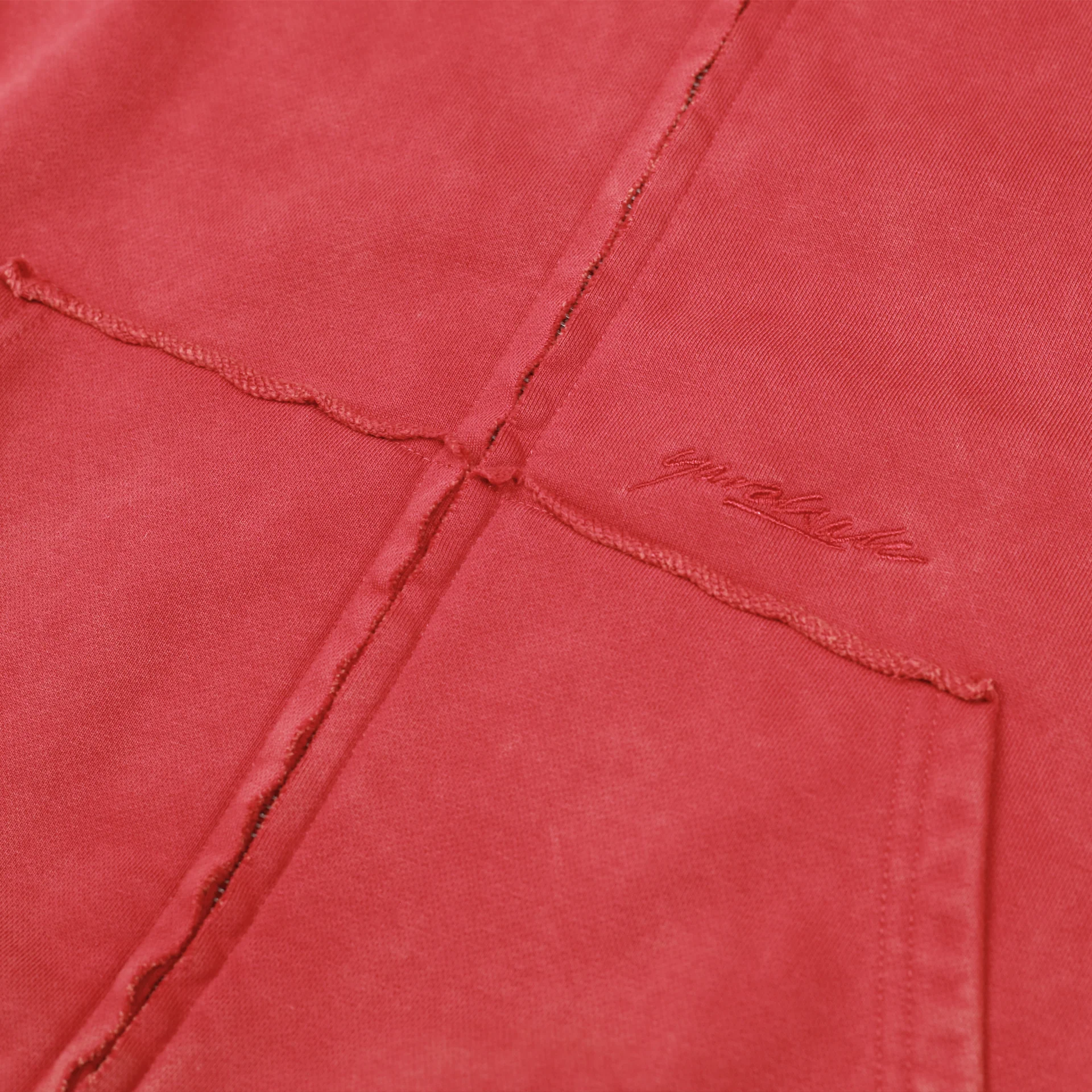 Raw Edge Hood (Red) - Image 3