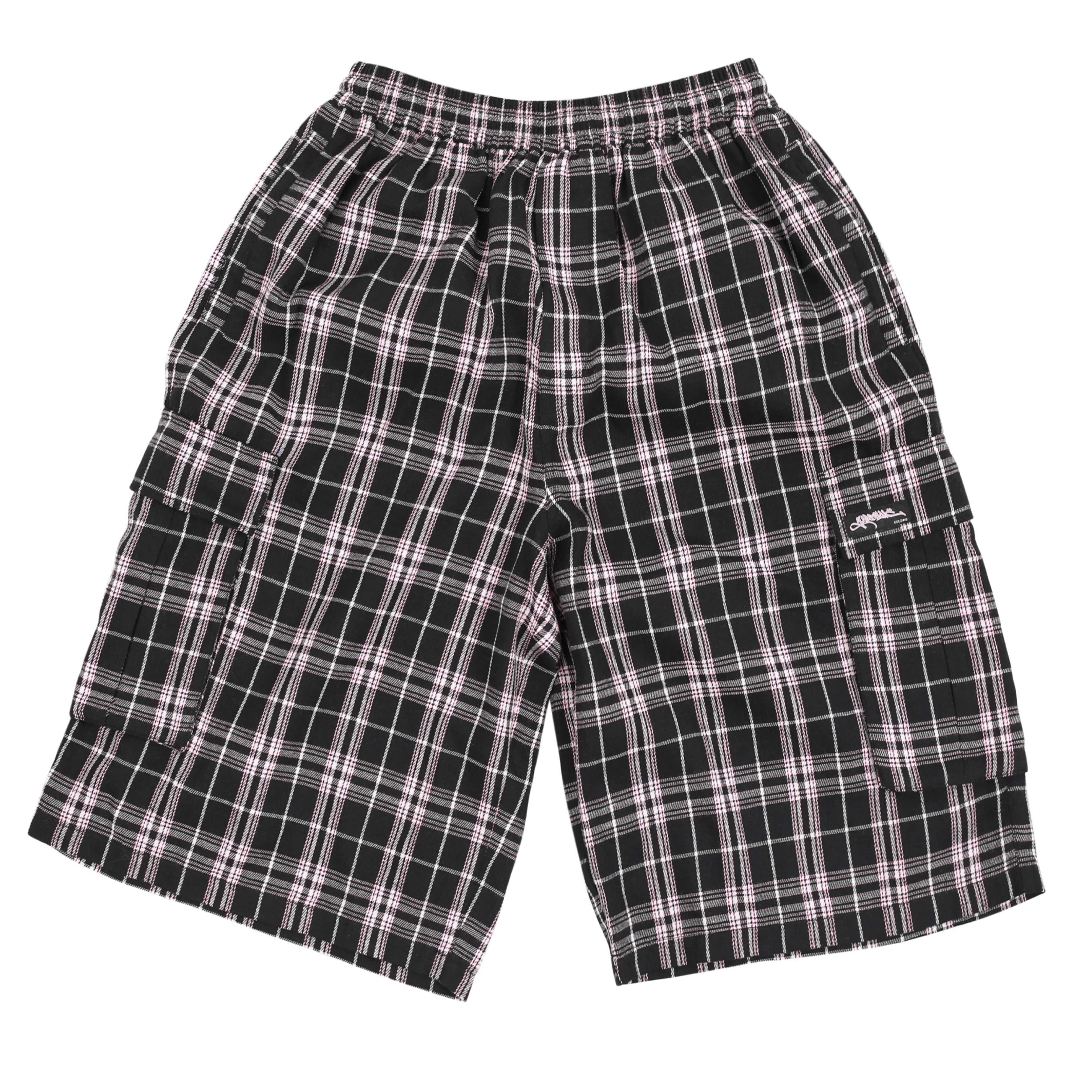 Shoreline Plaid Shorts (Black)
