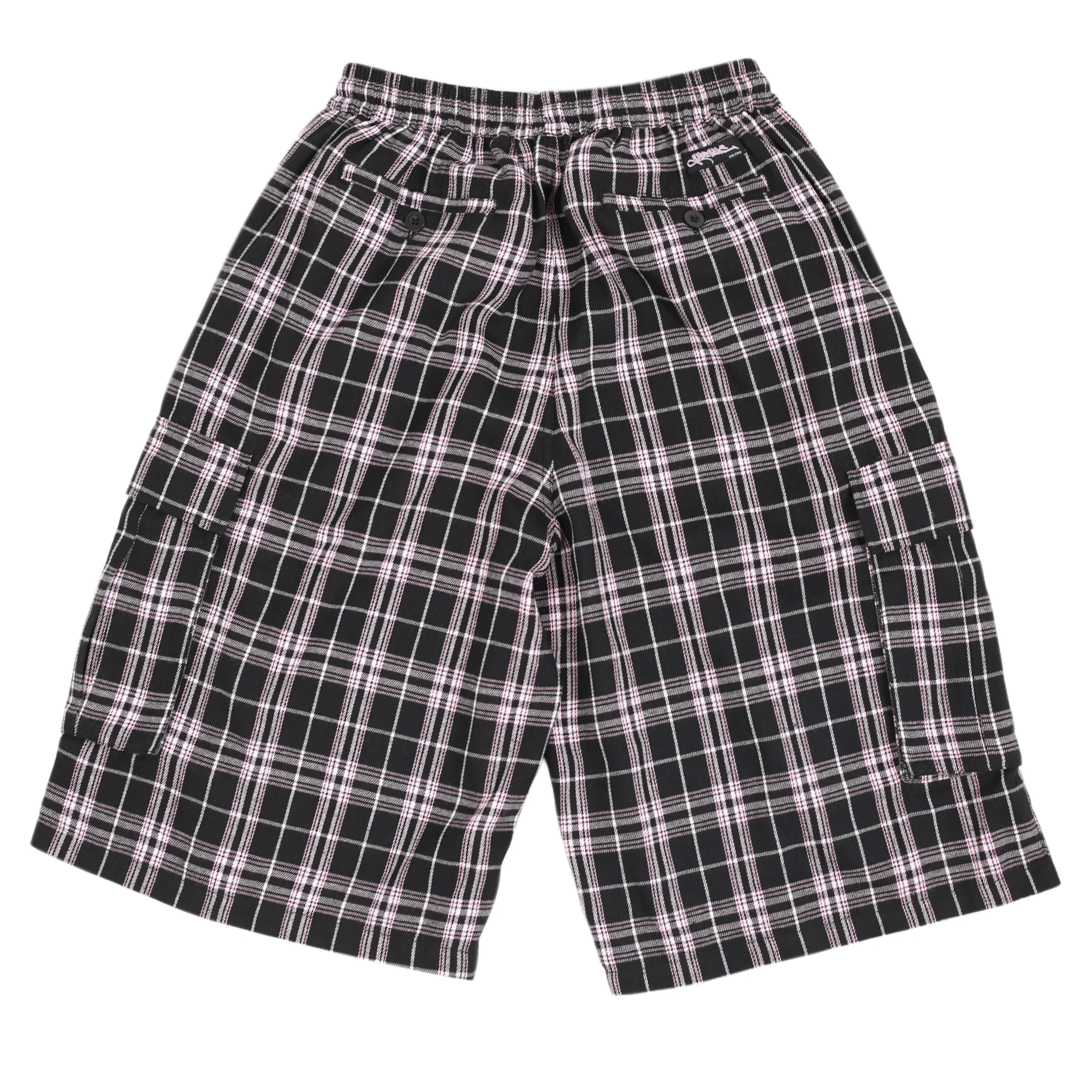 Shoreline Plaid Shorts (Black) - Image 2