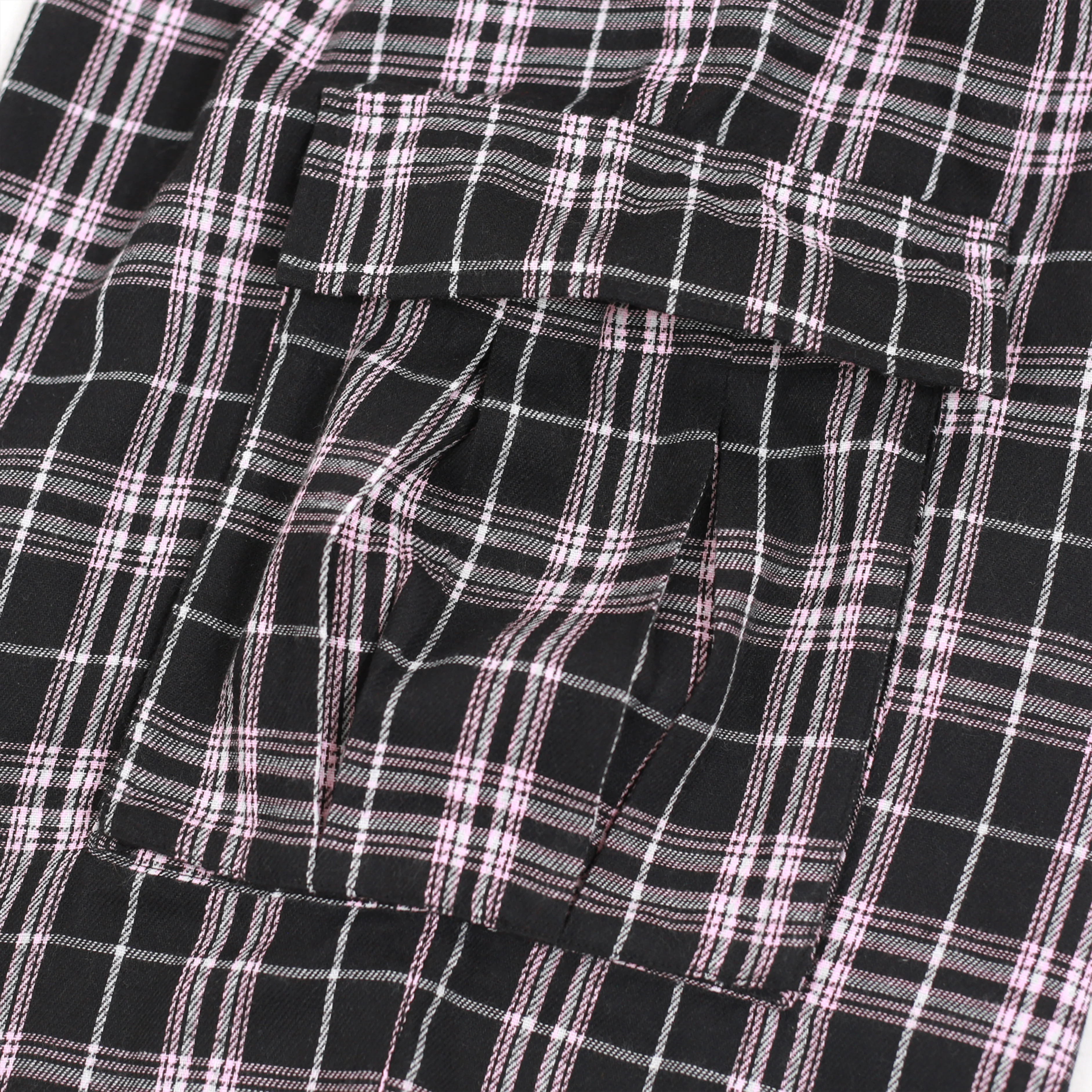 Shoreline Plaid Shorts (Black) - Image 3